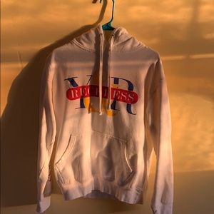 White Young & Reckless hoodie